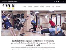 Tablet Screenshot of benefitsbodymind.com